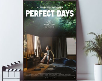Perfect Days Filmplakat, Kunstplakat, Wandkunstdrucke, Kunstplakat, Leinwand Material Geschenk, Andenken, Wohnkultur, Wohnzimmer Wandkunst