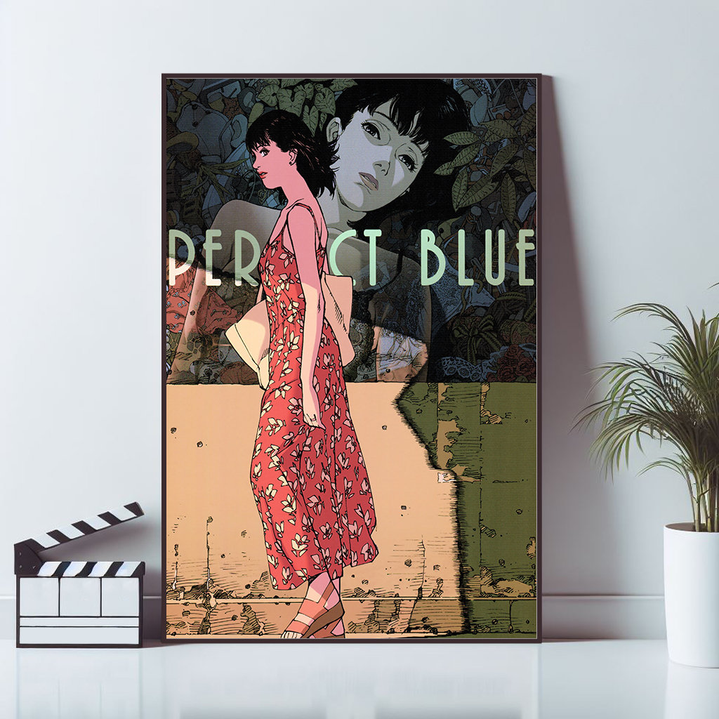 CLASSIC MOVIE POSTER Perfect Blue Japanese Anime Cinema, High Quality Art  Print, Vintage Film Poster Reproduction 