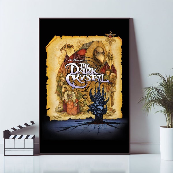 The Dark Crystal, Movie Poster, Wall Art Prints, Art Poster, Canvas Material Gift, Keepsake, Home Decor, Live Room Wall Art