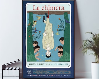 Affiche La Chimera, Impressions d'art mural, Poster d'art, Cadeau pour toile, Souvenir, Décoration d'intérieur, Art mural de salon
