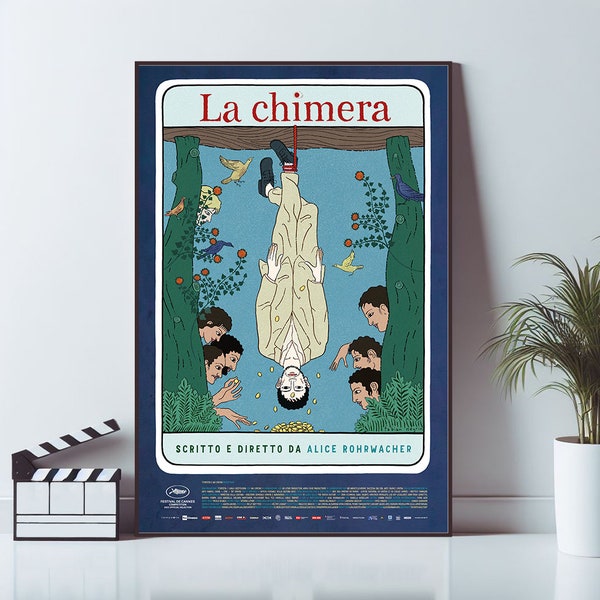 Poster La Chimera, Stampe d'arte da parete, Poster d'arte, Regalo in materiale su tela, Ricordo, Decorazione per la casa, Arte da parete della sala dal vivo