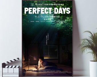 Perfect Days Filmplakat, Kunst Poster, Wohnkultur, Wandkunst, hochwertige Reproduktion, Andenken