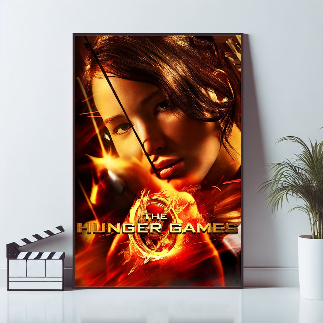 The Hunger Games, Movie Poster, Art Poster, Canvas Material Gift, Keepsake, Live Room Wall Art ...