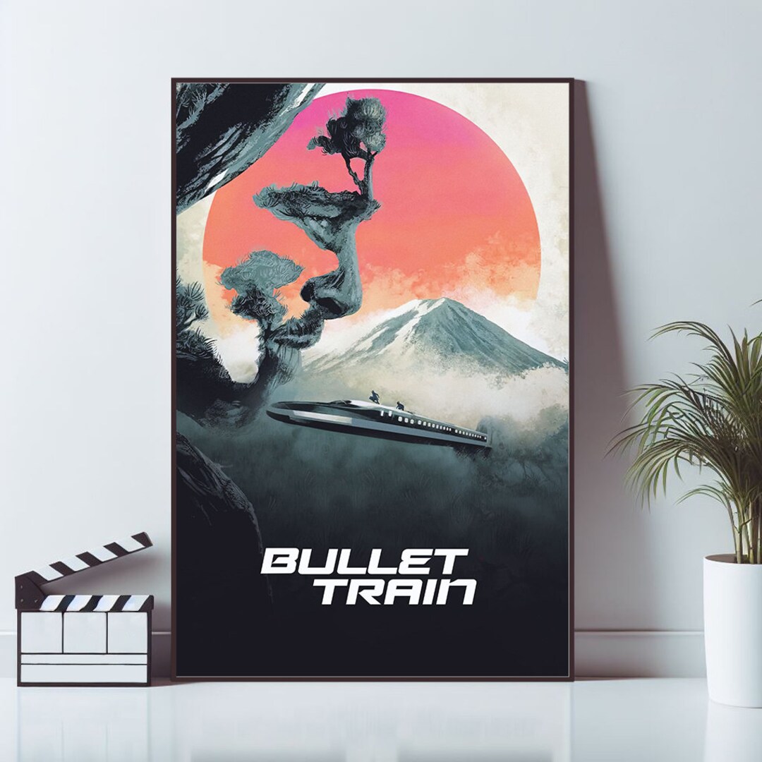 Bullet Train, Movie Poster, Wall Art Prints, Art Poster, Canvas ...