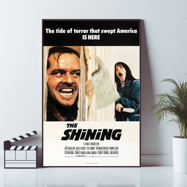 The Shining Movie Poster, Art Poster, Wall Art Prints, Canvas Material Gift, High quality Canvas print, Home Decor, Keepsake