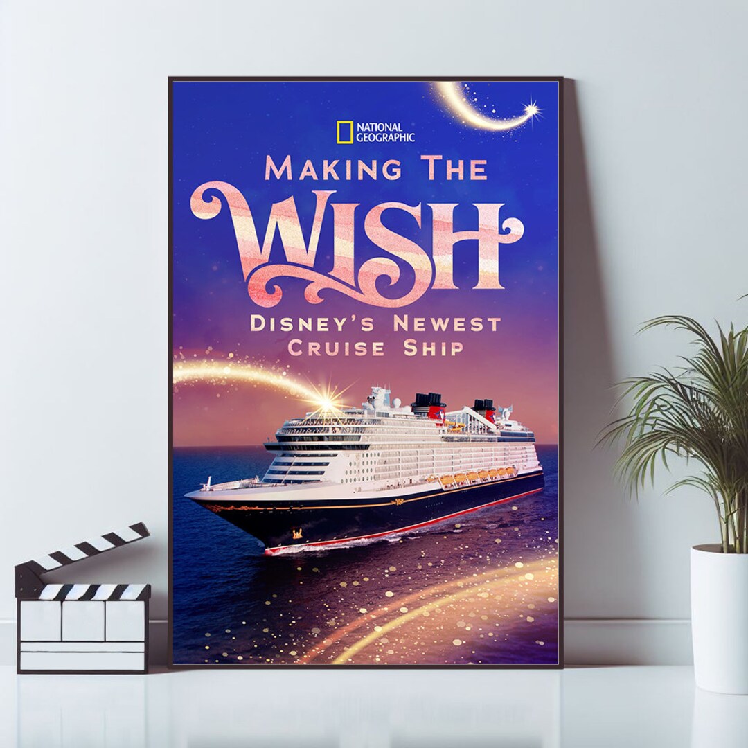 Disneys Newest Cruise Ship Movie Poster, Wall Art Prints, Canvas