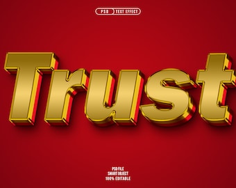 3D Gold Text Effect | Premium Photoshop Styles (PSD)