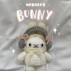 UPDATED Bunny With Hat Crochet Pattern zdjęcie 1
