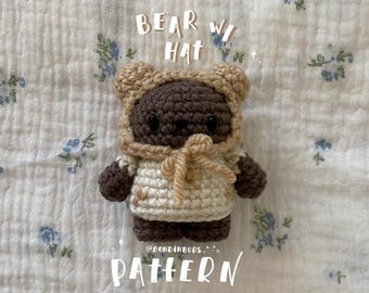 Crochet Bear (+ 14 Accessories) Amigurumi  Pattern PDF