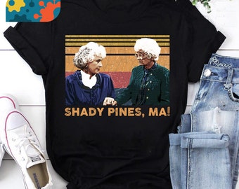Maglietta vintage Shady Pines Ma The Golden Girls, maglietta Sophia Petrillo, maglietta Dorothy Zbornak, maglietta The Golden Girls, maglietta vintage