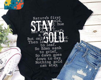Greasers Stay Gold Teacher T-Shirt, Teacher Life Shirt, Kindergarten Shirt, Teacher Shirt, Gift For Teacher