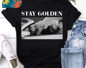Golden Girls Stay Golden vintage T-shirt, Golden Girls-shirt, Stay Golden-shirt, Golden Girls-cadeaus, vintage shirt