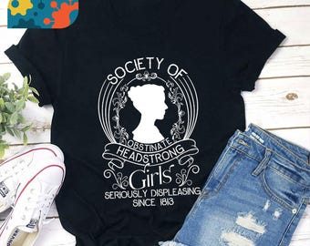 Society Of Obstinate Headstrong Girls T-shirt enseignant, chemise maternelle, chemise enseignante, cadeau pour enseignant