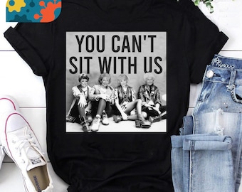 Camiseta "No puedes sentarte con nosotros" de The Golden Girls, camiseta de The Golden Girls, camiseta Stay Golden, camiseta vintage