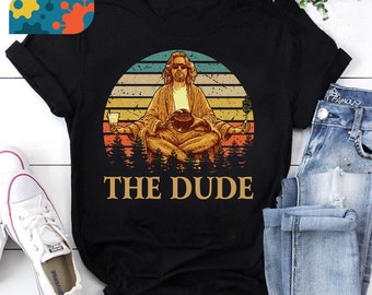 00s Big Lebowski the dude Tシャツ Vintage Vintage the Big Lebowski T-shirt: the Dude Graphic Tee - Etsy