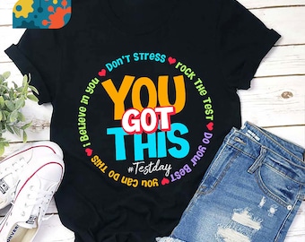 Non stressarti, ce la farai! Maglietta per insegnanti, Maglietta per la vita da insegnante, Maglietta per l'asilo, Maglietta per insegnanti, Regalo per insegnanti