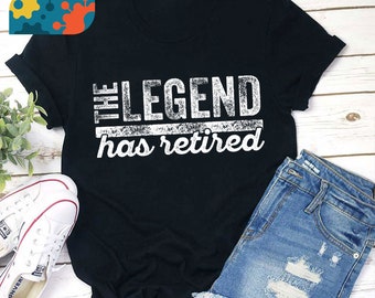 T-shirt d'enseignant La légende a pris sa retraite, chemise de vie d'enseignant, chemise de jardin d'enfants, chemise d'enseignant, cadeau pour enseignant