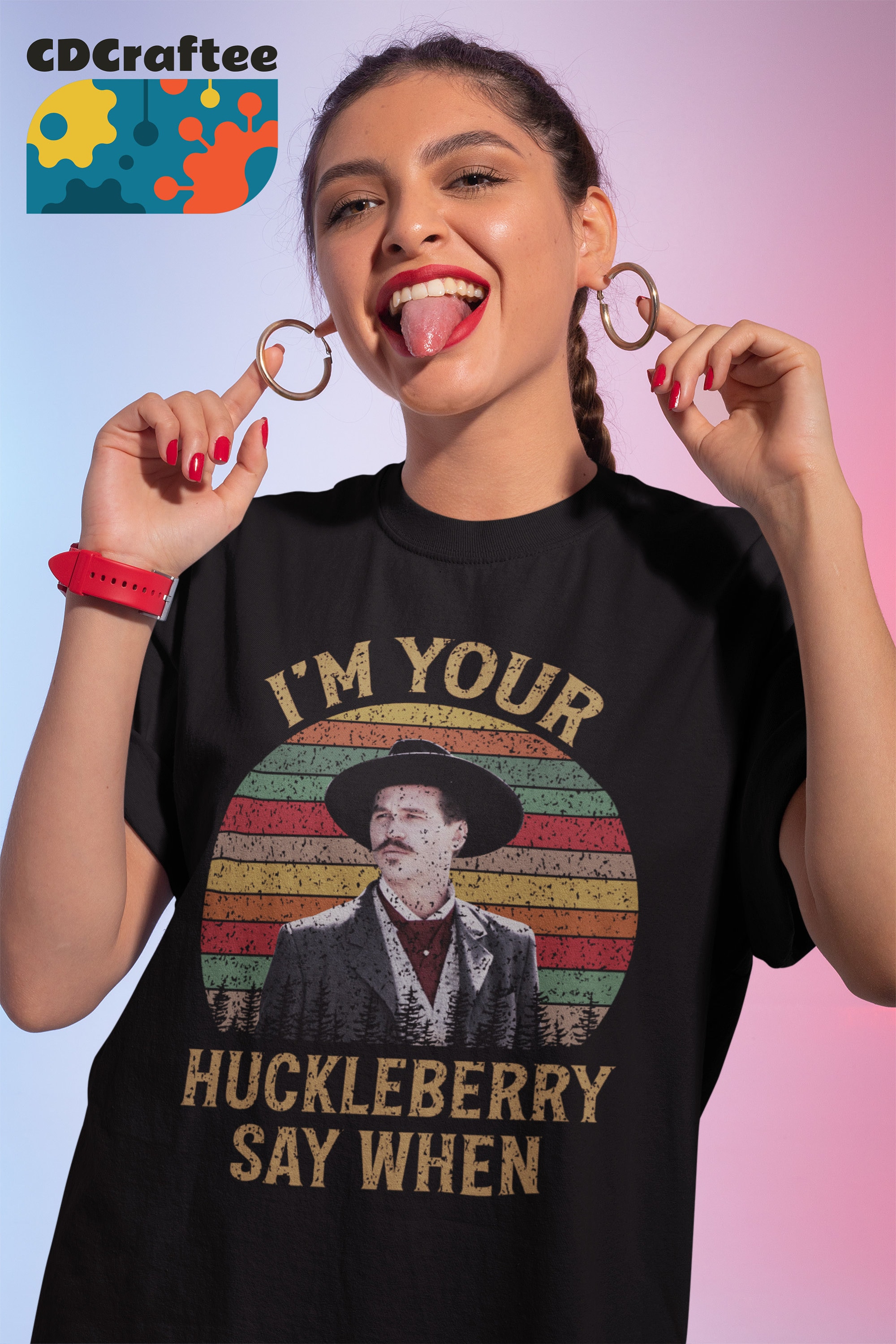 Doc Holliday I’m Your Huckleberry Say When T-shirt, Doc Holiday Shirt ...