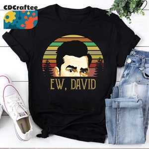 EW David Schitt&#39;s Creek You Just Fold It In Vintage Sunset T-Shirt, David Rose Shirt, EW David Shirt, Vintage Shirt