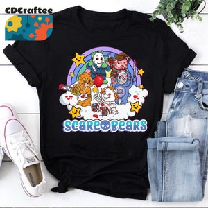 Scare Bear Funny Halloween Scary Horror T-Shirt Scare Bear Funny Halloween Scary Horror T-Shirt