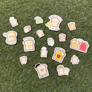 cute bread stickers