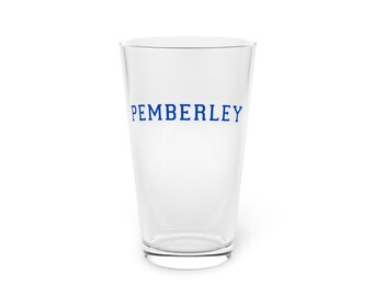 Pride and Prejudice Pemberley Pint Glass, 16oz