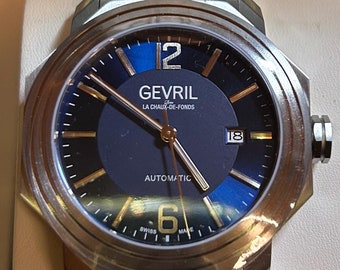 NEW, AUTOMATIC, Swiss Made GEVRILRoosevelt, All Titanium, Limited Edition Watch, Model 46534!