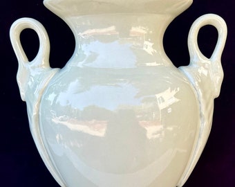 Grey, Swan-Handled, LENOX EMPIRE TROPHY Vase Offers Both Beauty of Form and Understated Elegance!