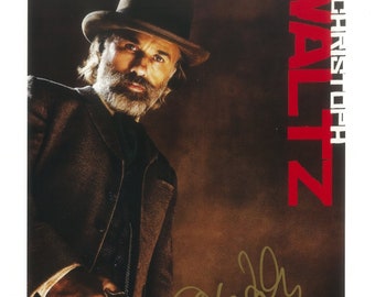 Signed CHRISTOPH WALTZ Color 8&quot; X 10&quot; &quot;Django Unchained&quot; Publicity Still!