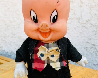 Rubber Vintage PORKY PIG (Warner Bros. Seven Arts, 1968)