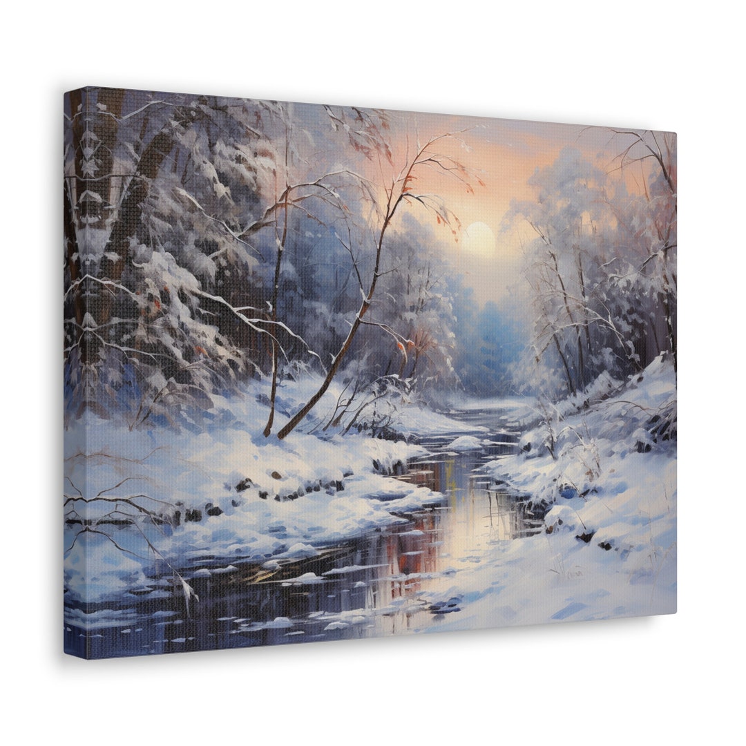 Winters Morning Canvas Print main image 1