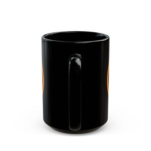 Black Bitcoin Logo Mug | Orange Crypto Coffee Cup, Ceramic Mug image 15