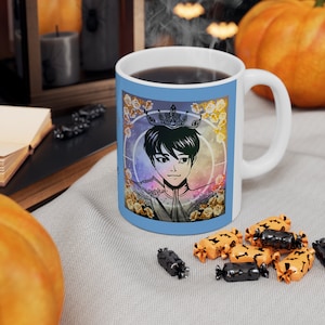 Mug for boys, blue Mug with Prince, Boy&#39;s mug, Gift for Boys birthday, Coffee-mug for boys, Tea-mug for school boys, Ceramic Mug 11oz