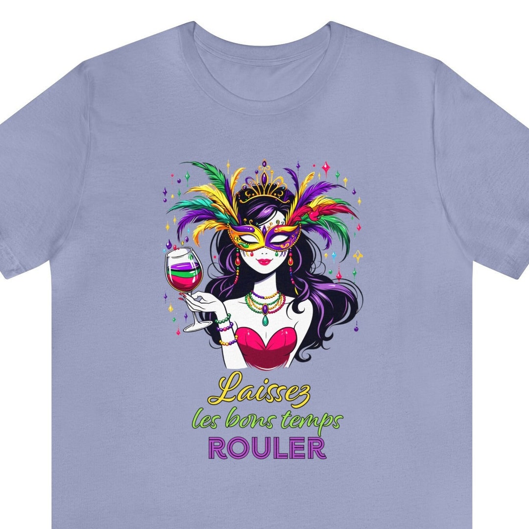 T-shirt Homme Mardi Gras Love New Orleans - 100% Coton, Tailles S à 3XL, Neuf Avec étiquettes