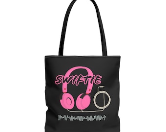 Swiftie Tote Bag for Girls Cute Swiftie Merch Perfect Gift for Fans Earbuds Swiftie Bag for Concerts and Everyday Use Swiftie shopping bag