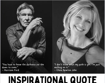 Actors Inspirational Quote Posters