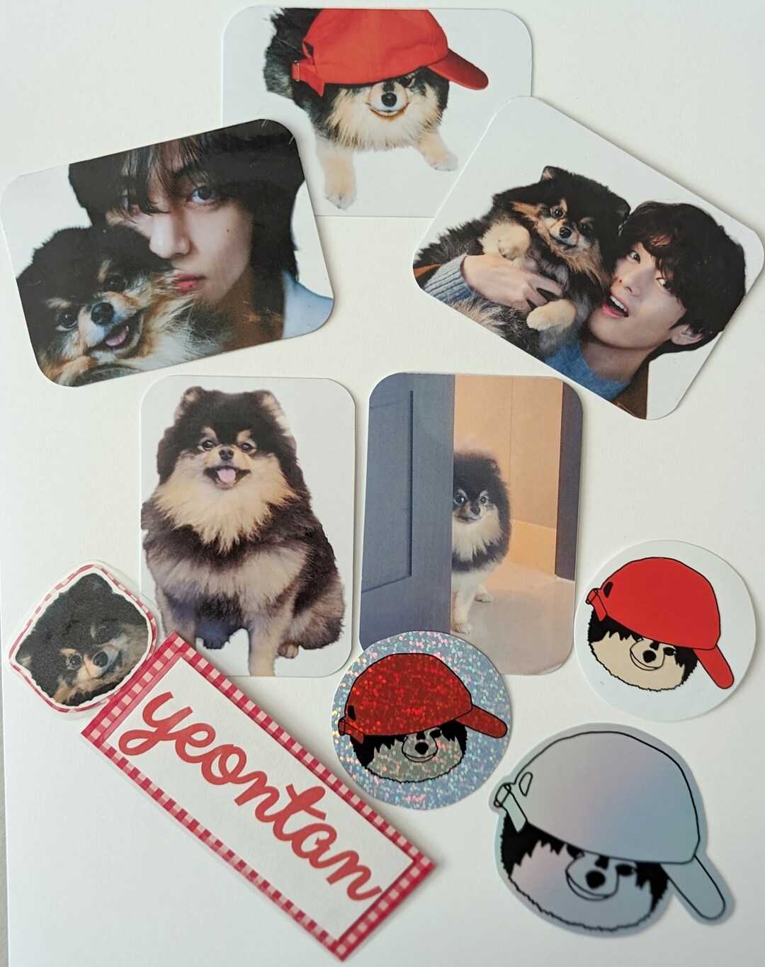 Yeontan Bias Pack Yeontan Stickers Kim Yeontan Photocards Etsy