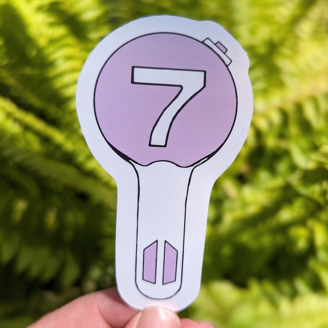 BTS Purple Army Bomb 7 Sticker Army Bomb BTS Vinyl Sticker Etsy