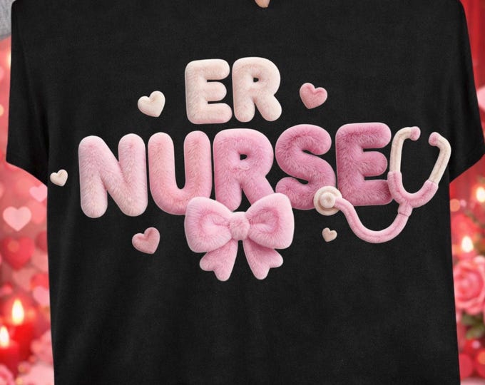 Valentines Bow Nurse