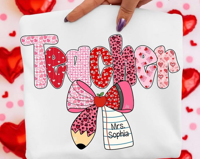 Teacher & school crew