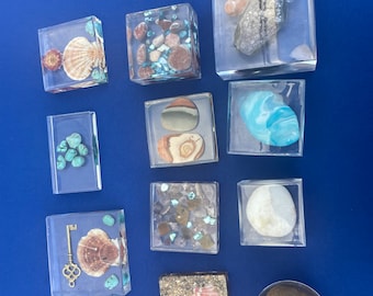 Assorted Paper Weights/Resin decorations