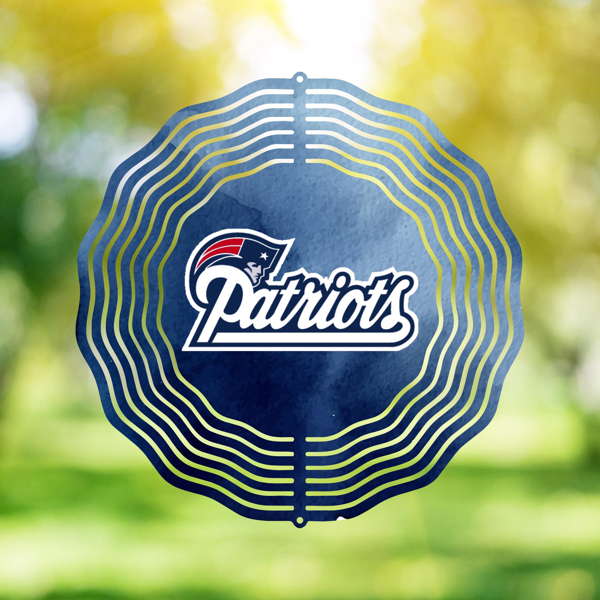 New England Patriots Wind Spinner - Etsy