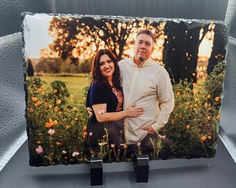 Custom Photo Slate Frame: Personalized Keepsake Gift