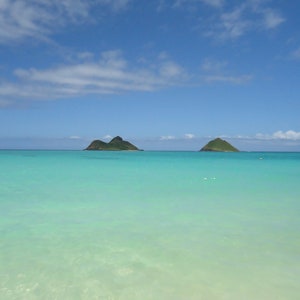 hawaii, tropical prints, lanikai , beach , tropical, digital wall art, art, islands ,blue water