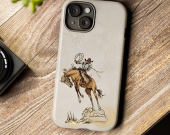Yeehaw Western iPhone Case, Country Western Case, Rodeo, Cowgirl, Cowboy Tough Case, Boho Western Phone cover,  MagSafe for iPhone, Galaxy