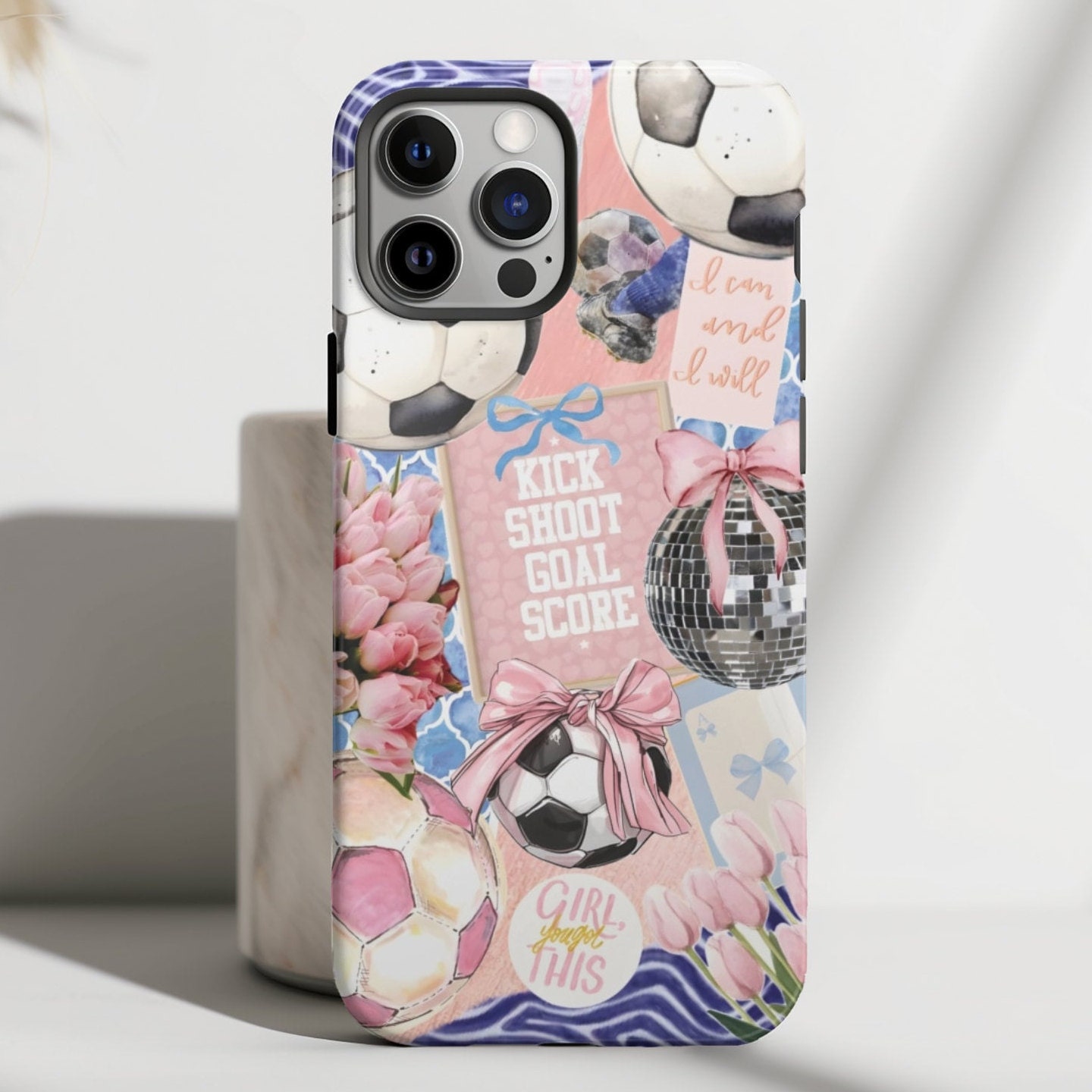 iPhoneケース Casetify x WDS  Pink-Blue iPhone7,8,SE Show Your Colors | CASETiFY