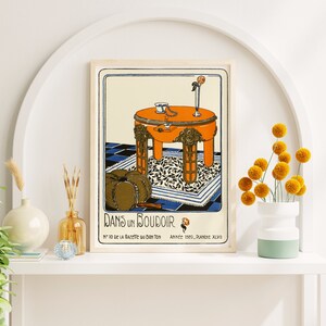 Downloadable Prints | Retro French Decor | Colorful Eclectic Wall Art | DIY Wall Art | Vintage Bedroom Wall Art | Printable Wall Art
