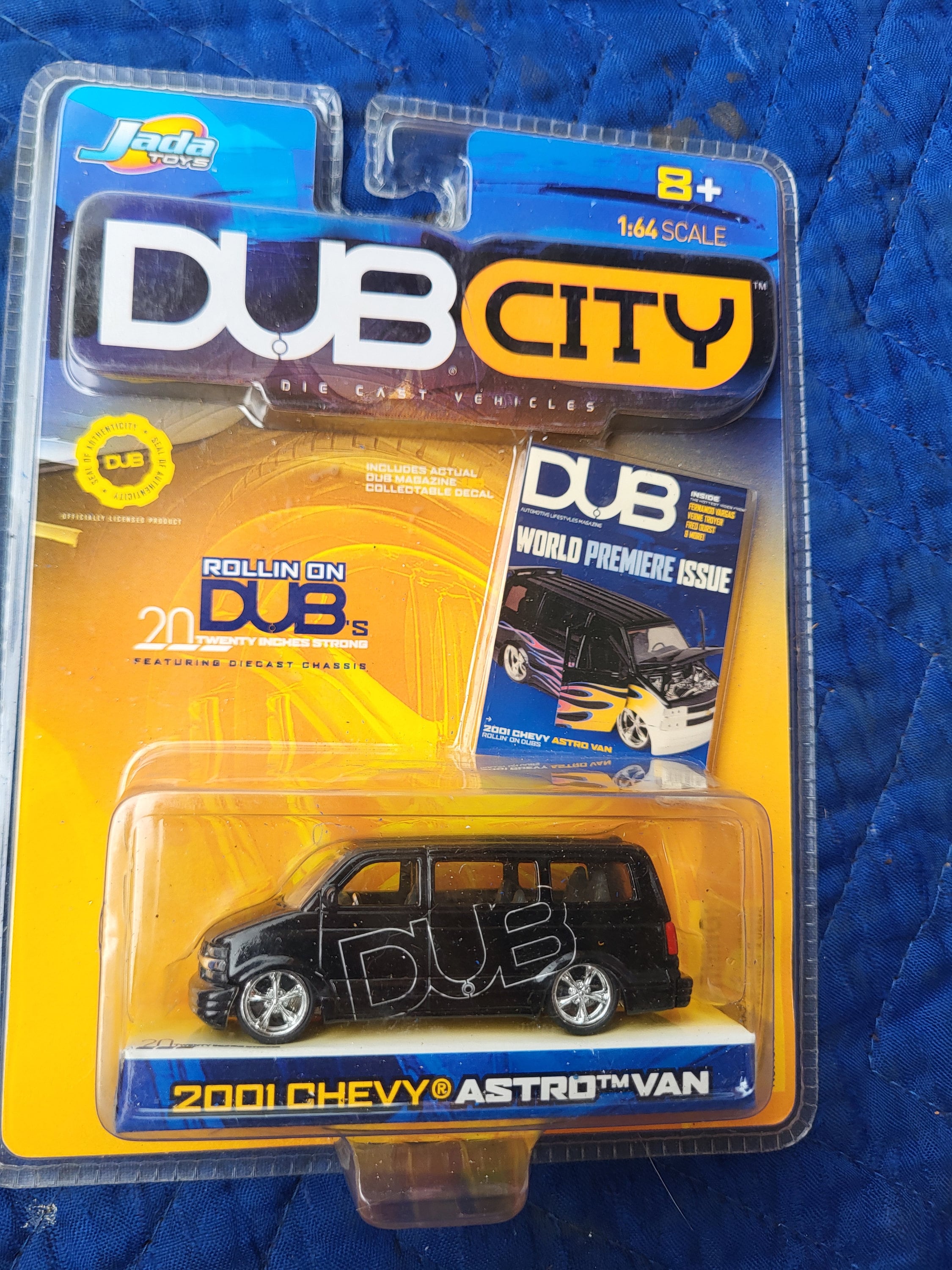 JadaDub City-lowered 2001 シボレー Astro Van Jada Dub City 2001 Chevy Astro Van 1:24 Die Cast ( Price For
