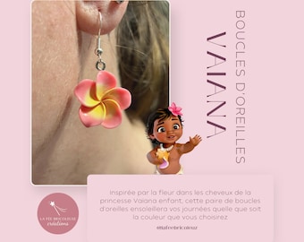 Boucles d'oreilles inspirées par Vaïana - Moana