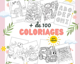 100+ Coloriages pour enfants à imprimer !
